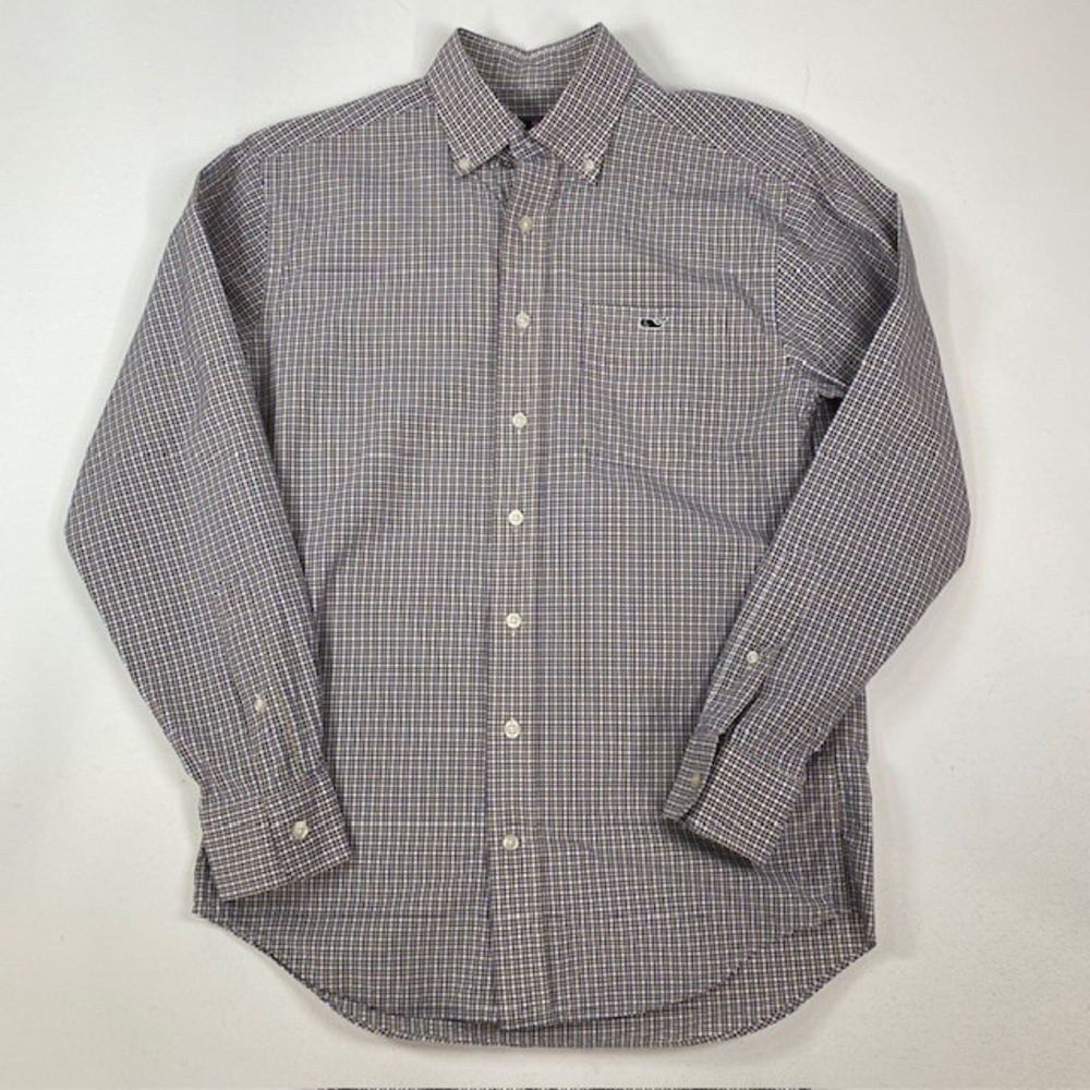 Vineyard Vines Mens Classic‎ Fit Tucker Plaid Button Down Shirt